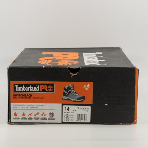 Timberland Pro Switchback 'Grey Lemon' TB-0A2BZU-065 Boot size 14 - Picture 8 of 8